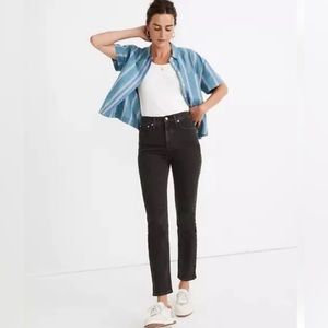 Madewell perfect vintage jean in black wash